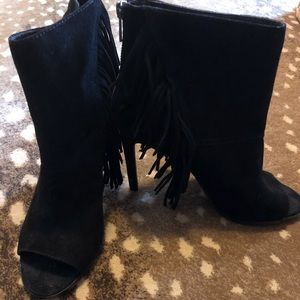 Dolce Vita Boots with Fringe - Worn Once